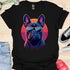 Retro Frenchie with Sunglasses - V1 - Retro One T-Shirt